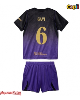 Barcelona Paez Gavi #6 Echipament de Fotbal Replică 2026-27 Copii Deplasare (+ Șorturi)